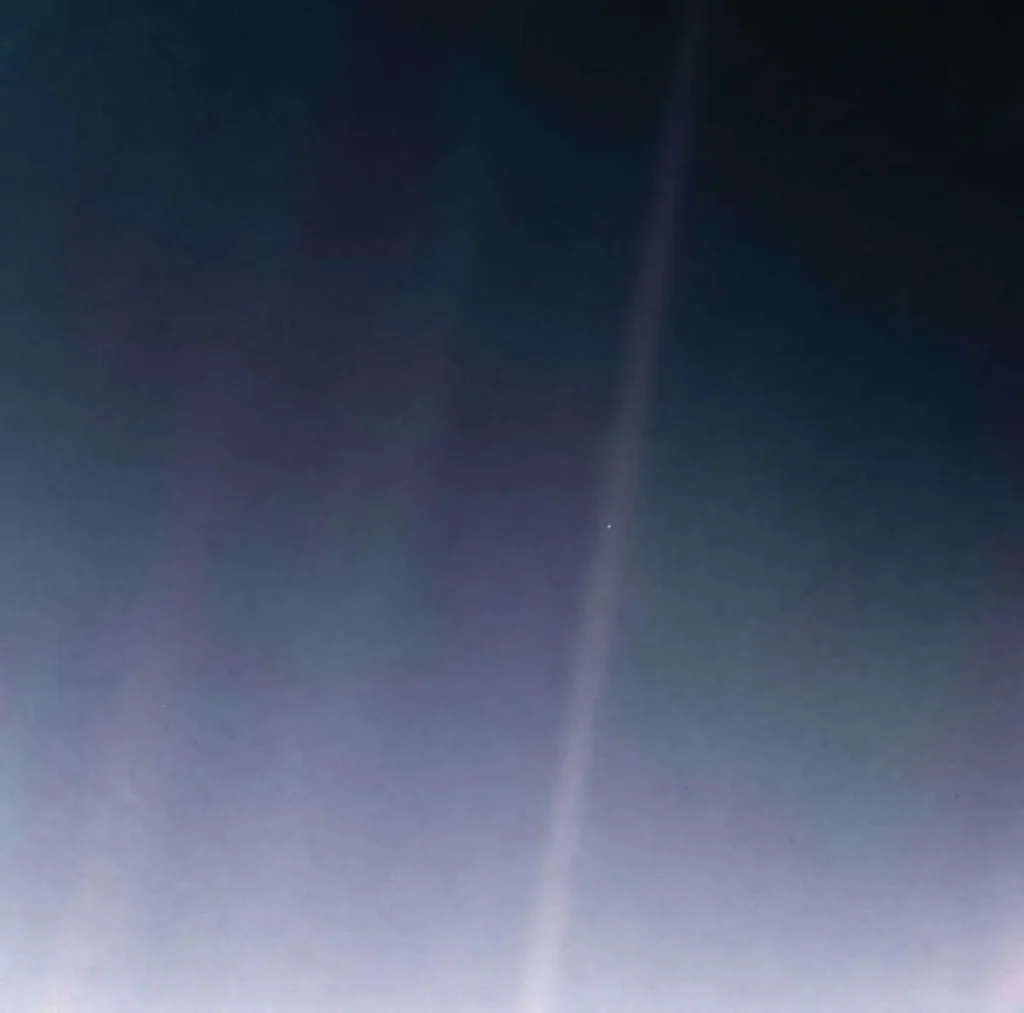 Image du "Pale blue dot"